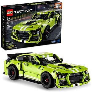 544-Piece LEGO Technic Ford Mustang Shelby GT500 Building Kit (42138) $25 