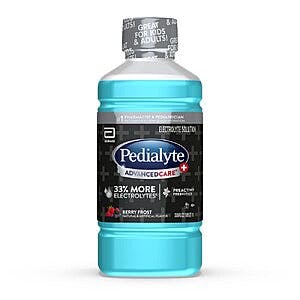 33.8-Oz Pedialyte AdvancedCare Plus Electrolyte Drink (Berry Frost) $3.10 w/ Subscribe & Save