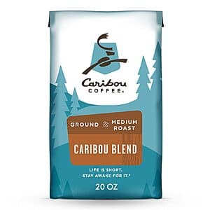 20-Oz Caribou Ground Coffee (Caribou Blend or Daybreak Morning Blend) $7.75 w/ Subscribe & Save