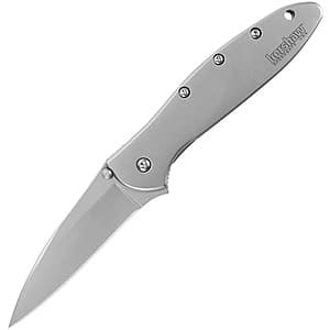 Kershaw Leek Framelock A/O Stainless Pocket Knife w/ 3″ Blade (Factory Seconds) $30.25 + Free Shipping on $100+