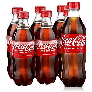 6-Pack 16.9-Oz Coca-Cola Soda Soft Drink at Amazon $2.50 w/ Subscribe & Save