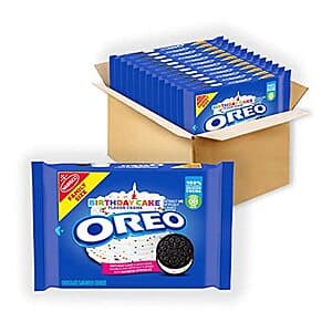 12-Pack 17-Oz Oreo Chocolate Sandwich Cookies (Various Flavors) $21.50 w/ Subscribe & Save + Free S&H