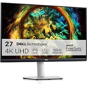 27" Dell S2721QS 3840x2160 4K UHD IPS 60Hz FreeSync Monitor $200 + Free Shipping