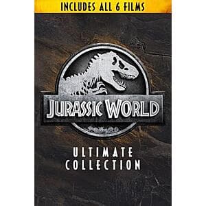 Jurassic World Ultimate 6-Film Collection (4K UHD Digital Films) $8 or Less 