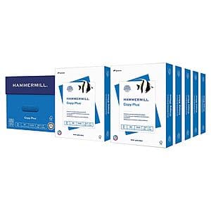 10-Ream 500-Sheet Hammermill Copy Plus Printer Paper (8.5" x 11") $35 + Free Shipping