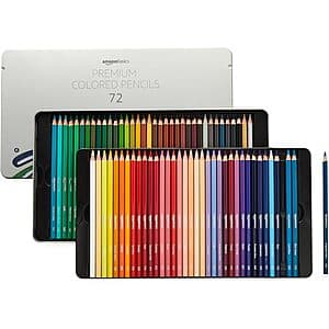 72-Count Amazon Basics Premium Soft Core Colored Pencils $10.70 + Free S&H w/ Prime or $35+