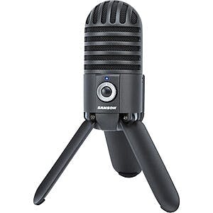 Samson Meteor Large Diaphragm USB Studio Condenser Microphone (Titainium Black) $30 + Free Shipping