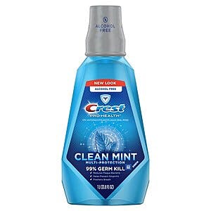 2-Count Mouthwash: 1L Scope Outlast or 1L Crest Pro-Health + $5 ExtraBucks $5.50 + Free Store Pickup