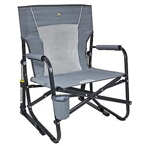 GCI Outdoor FirePit Rocker Low Profile Camping Chair (Grey) $31.70 