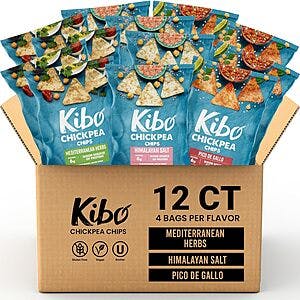 12-Pack 1-Oz Kibo Chickpea Chips (Variety Pack or Pico de Gallo) $8.69 ($0.72 each) w/ S&S + Free Shipping w/ Prime or on $35+