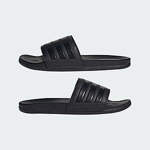 adidas Men's Adilette Comfort Slides (Core Black) $10.10 + Free Shipping