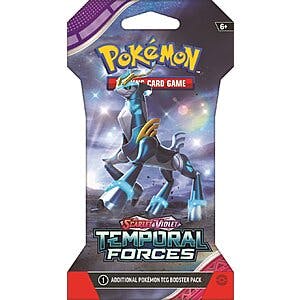 Pokémon TCG Booster Pack: Temporal Forces, Scarlet & Violet or Paradox Rift $3 each + Free Shipping