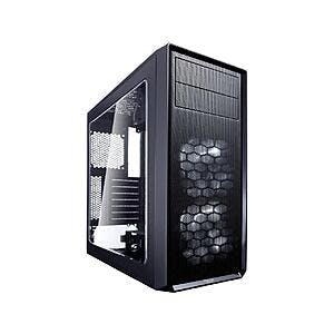 Fractal Design Focus G Mid-Tower ATX PC Case w/ 2x Fractal Design Silent Series LL 120mm White LED Fans (Black) $35 + $10 Shipping