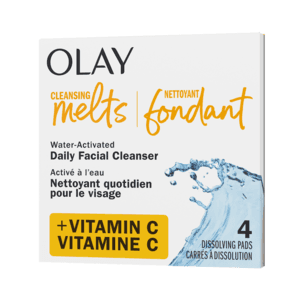 4-Count Olay Cleansing Melts w/ Vitamin C Dissolving Facial Pads Sample Free to Claim + Free S/H