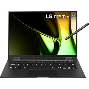 14” 2-In-1 LG Gram Touch Laptop: Intel Ultra 7 155H, 32GB RAM, 2TB SSD $1099 & More + Free Shipping