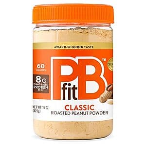 15-Oz PBfit All-Natural Peanut Butter Powder $5.45 w/ Subscribe & Save