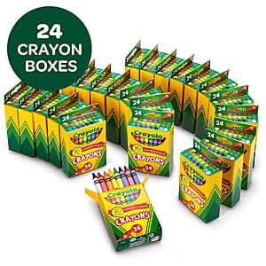 24-pk 24-ct Crayola Crayons $12 