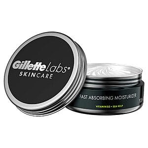 3.4oz Gillette Labs Fast Absorbing Face Moisturizer for Men $4.50 