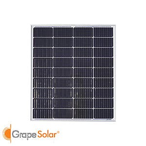 Grape Solar 100W Monocrystalline Solar Panel $50 + Free Shipping