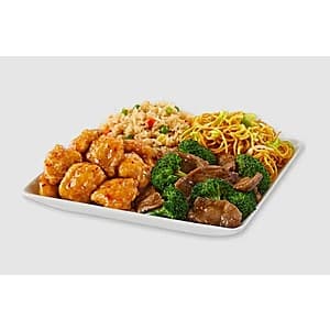 Select CA/NV Panda Express Locations: Get a Plate Meal (2 Entrees + 1 Side) $5 + Free Restaurant Pickup