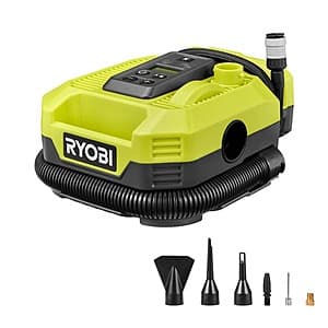 RYOBI ONE+ 18V Cordless Dual Function Inflator/Deflator(Tool Only) $49.97 @homedepot