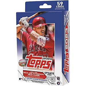 2023 Sports Trading Cards: Topps Baseball Updates Hanger Pack $10 & More + Free Store Pickup