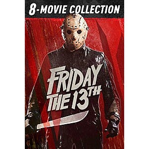 8-Movie Friday the 13th Collection (Digital HD) $13 