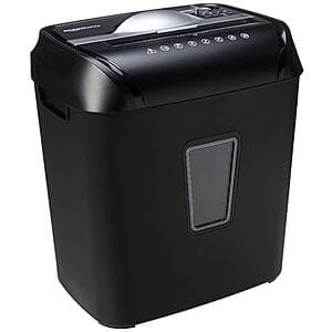 Prime Members: Amazon Basics 12-Sheet Cross Cut Paper and Credit Card Shredder $32.60 + Free Shipping