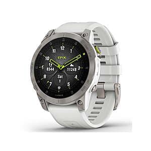 Garmin Epix Gen 2 Sapphire 47mm GPS Smartwatch (White Titanium) $400 + Free Shipping