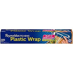 225 Sq. Ft. Reynolds Kitchens Quick Cut Plastic Wrap Roll $3.20 w/ Subscribe & Save