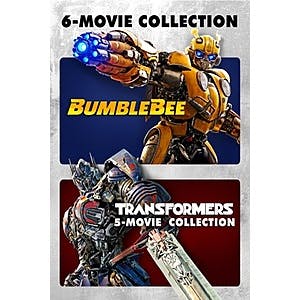Bumblebee + Transformers 6-Movie Collection (Digital 4K UHD) $9.99 @ Apple iTunes