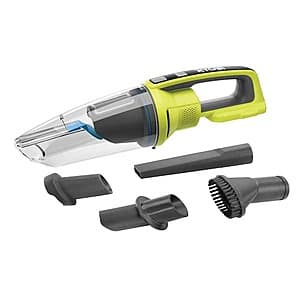 RYOBI ONE+ 18V Cordless Wet/Dry Hand Vacuum + 2.0Ah Battery $50 + Free Shipping