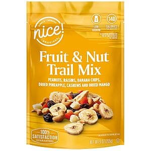 Nice! Trail Mix (6 to 9 oz): Fruit & Nut, Hikers, Cranberry Nut & Seed $1.80 each & More + Free Store Pickup on $10+