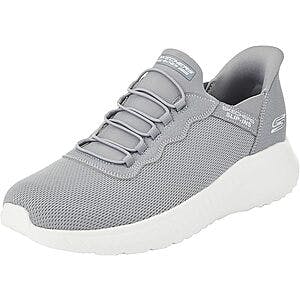 Skechers Men's Slip-ins BOBS Sport Squad Chaos Daily Hype Memory Foam Shoes (Grey) $35 + Free Shipping