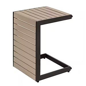 Hampton Bay Fern C Shape Metal Outdoor Side Table (15.75"x21.65"x15.75") $19.75 + Free S/H