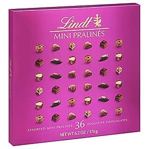 6.2oz Lindt Assorted Mini Chocolate Pralines (36-Pieces) $6.65 w/ Subscribe & Save