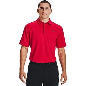 Men's Under Armour UA Tech Golf Polo (Various Sizes & Colors) $12 