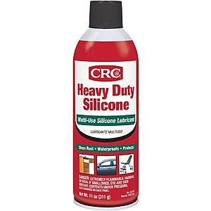 11oz CRC Heavy Multi-Use Duty Silicone Lubricant $2.95 