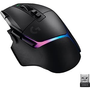 Logitech G502 X PLUS LIGHTSPEED Wireless Gaming Mouse (Black) $105 + Free Shipping