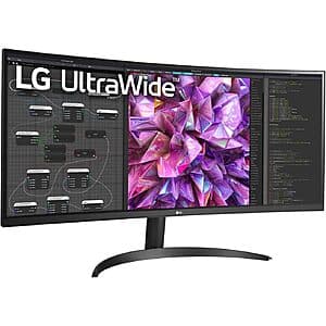 34" LG 34WQ60C-B 3440x1440 60Hz Curved UltraWide IPS Monitor $250 + Free Shipping