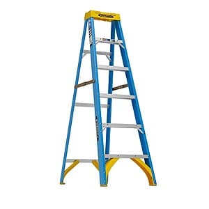 Werner 6' Fiberglass Step Ladder (10' Reach Height, 250-lbs Capacity) $49.90 + Free S&H & More