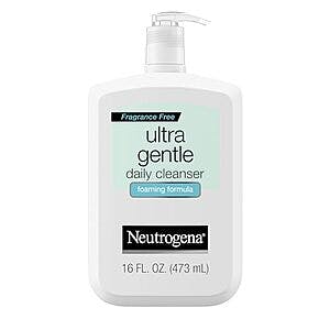 16-Oz Neutrogena Ultra Gentle Daily Cleanser Face Wash Foaming Formula $4.65 w/ Subscribe & Save