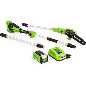 Greenworks 40V 8" Cordless Battery Pole Saw w/ 2.0 Ah Battery & Charger $86.55 + Free S/H