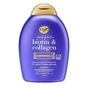 13-Oz OGX Thick & Full + Biotin & Collagen Volumizing Conditioner $3.65 w/ Subscribe & Save