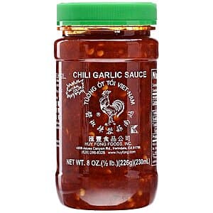 Select Regions: 8-Oz Huy Fong Chili Garlic Sauce $2.30 