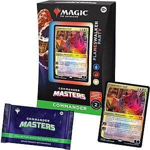 Magic: The Gathering 50% Off: Commander Masters Deck (Planeswalker Party) $23 & More + Free S/H