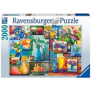 2000-Piece Ravensburger Still Life Beauty Jigsaw Puzzle $15 & More