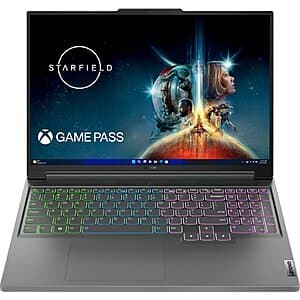 Lenovo Legion Slim 5: Ryzen 5 7640HS, 16" 144Hz, RTX 4060, 16GB DDR5, 512GB SSD $800 + Free Shipping