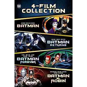 4-Film Collection (Digital 4K): Batman, Batman Returns, Batman Forever, Batman and Robin $10 