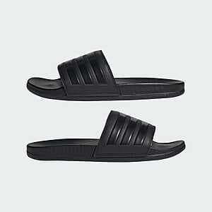 adidas Men's Adilette Comfort Slides (Core Black) $10.40 + Free Shipping